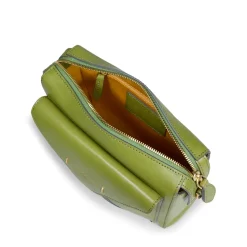 Borsa Donna a Tracolla THE BRIDGE linea Frida in Pelle Verde Pistacchio