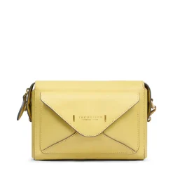 Borsa Donna a Tracolla THE BRIDGE linea Frida in Pelle Giallo Banana
