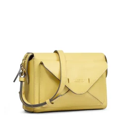 Borsa Donna a Tracolla THE BRIDGE linea Frida in Pelle Giallo Banana