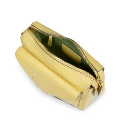 Borsa Donna a Tracolla THE BRIDGE linea Frida in Pelle Giallo Banana