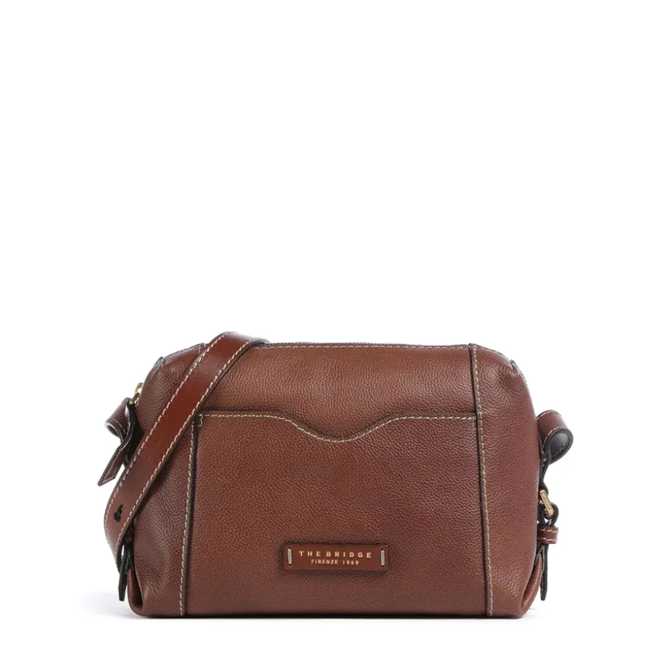 Borsa Donna a Tracolla THE BRIDGE linea Gemma in Pelle Marrone