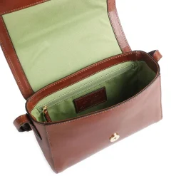 Borsa Donna a Tracolla THE BRIDGE linea Elettra in Pelle Marrone