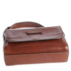 Borsa Donna a Tracolla THE BRIDGE linea Elettra in Pelle Marrone