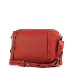 Borsa Donna a Tracolla THE BRIDGE linea Gemma in Pelle Arancio Bruciato