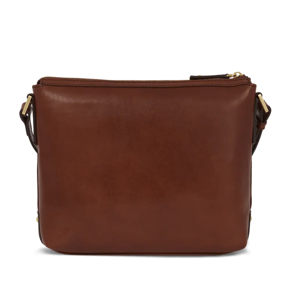 Borsa Donna a Tracolla The Bridge in Pelle Marrone linea Story