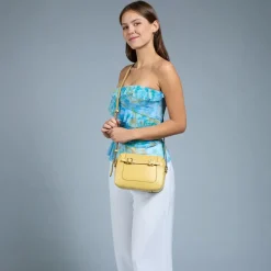 Borsa Donna a Tracolla THE BRIDGE linea Gaia in Pelle Marrone