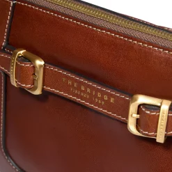 Borsa Donna a Tracolla THE BRIDGE linea Gaia in Pelle Marrone