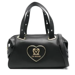 Borsa Donna Bauletto a Mano LOVE MOSCHINO Nero con Logo