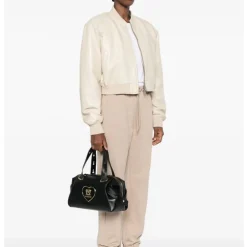 Borsa Donna Bauletto a Mano LOVE MOSCHINO Nero con Logo