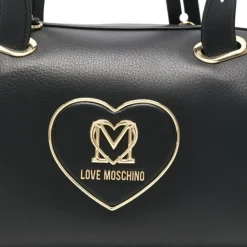 Borsa Donna Bauletto a Mano LOVE MOSCHINO Nero con Logo