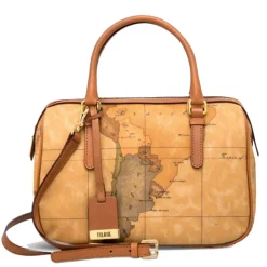 Borsa Donna Bauletto Medio 1A Classe Alviero Martini linea Geo Classic N128 Made in Italy