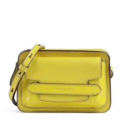 Borsa Donna Camera Case a Tracolla THE BRIDGE linea Lucrezia in Pelle color Lime