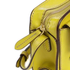 Borsa Donna Camera Case a Tracolla THE BRIDGE linea Lucrezia in Pelle color Lime