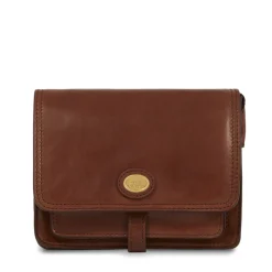 Borsa Donna con Pattina a Tracolla The Bridge in Pelle Marrone linea Story