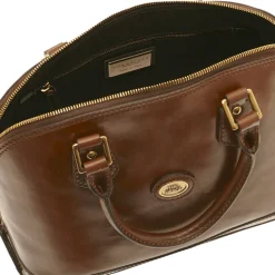 Borsa Donna Due Manici THE BRIDGE in Pelle Marrone linea Story