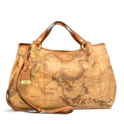 Borsa Donna Grande a Mano con Tracolla 1A Classe Alviero Martini linea Geo Classic N147