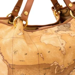 Borsa Donna Grande a Mano con Tracolla 1A Classe Alviero Martini linea Geo Classic N147