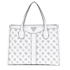 Borsa Donna GUESS a Mano con Tracolla Linea Silvana Colore White Logo