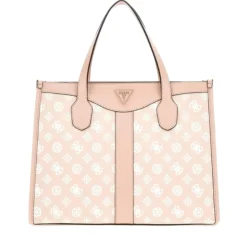 Borsa Donna GUESS a Mano con Tracolla Linea Silvana Colore Sand Logo