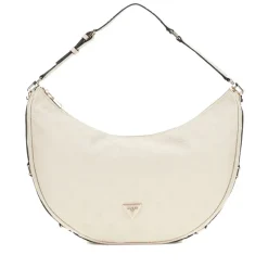Borsa Donna Hobo a Spalla GUESS Linea Cresidia Colore Bone