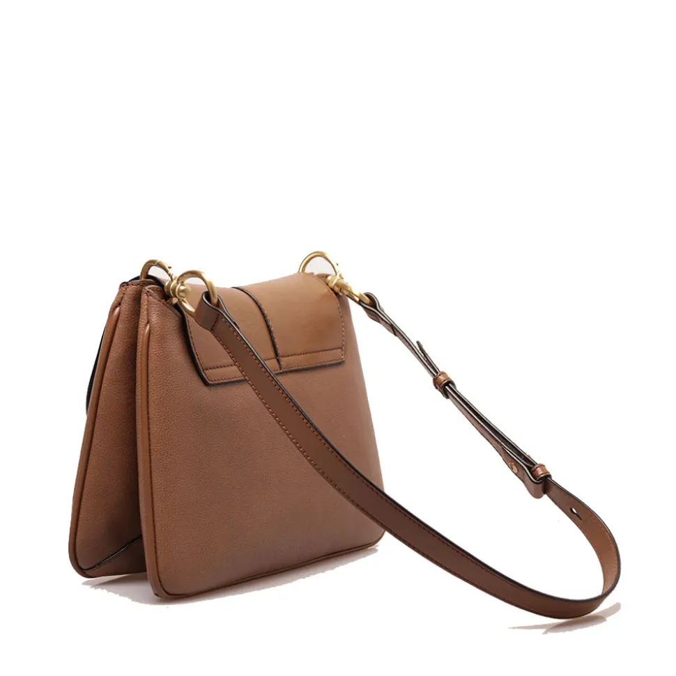 Borsa Donna Hobo a Spalla THE BRIDGE linea Elisabetta in Pelle Beige