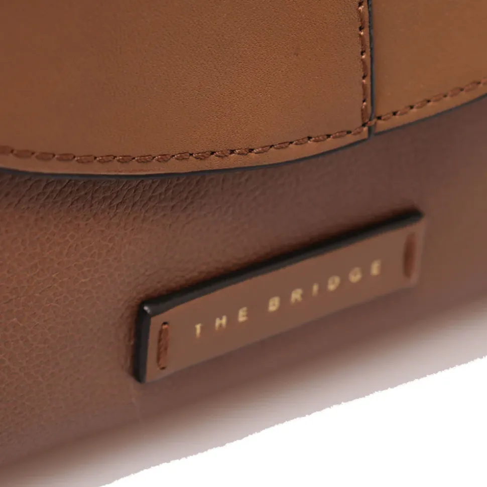 Borsa Donna Hobo a Spalla THE BRIDGE linea Elisabetta in Pelle Beige