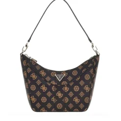 Borsa Donna Hobo a Spalla GUESS Linea Dorys Colore Mocha Logo