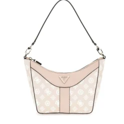 Borsa Donna Hobo a Spalla GUESS Linea Dorys Colore Sand Logo