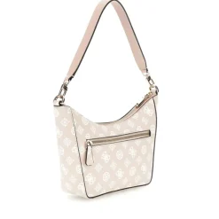 Borsa Donna Hobo a Spalla GUESS Linea Dorys Colore Sand Logo