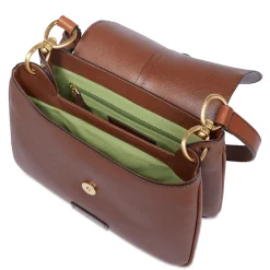 Borsa Donna Hobo a Spalla THE BRIDGE linea Elisabetta in Pelle Marrone