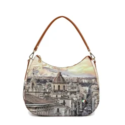 Borsa Donna Hobo Bag Y NOT YES-629 stampa Etnea