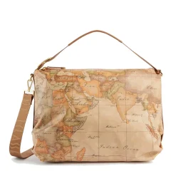 Borsa Donna Hobo con Tracolla 1A Classe Alviero Martini linea Geo Soft colore Geo Classic S014