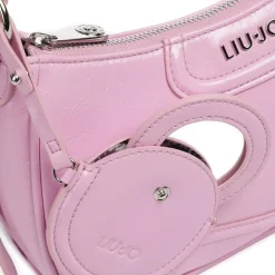 Borsa Donna Hobo Lucida LIU JO Silk Rosa Lavanda