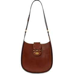 Borsa Donna Hobo THE BRIDGE linea Dora in Pelle Marrone