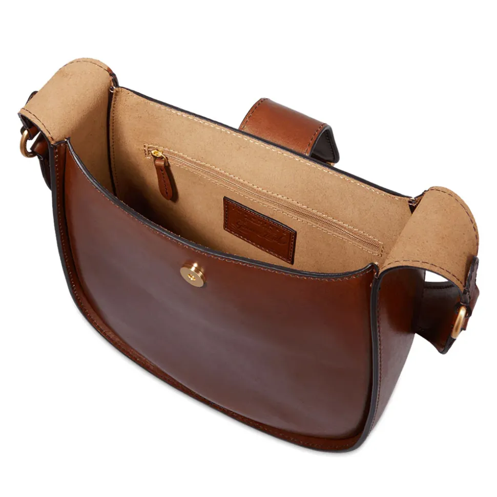 Borsa Donna Hobo THE BRIDGE linea Dora in Pelle Marrone