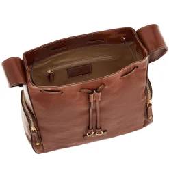 Borsa Donna Hobo THE BRIDGE linea Carlotta in Pelle Marrone