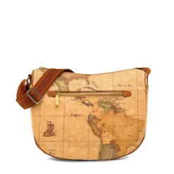 Borsa Donna Mezzaluna a Tracolla 1A Classe Alviero Martini linea Geo Classic D064