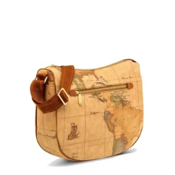 Borsa Donna Mezzaluna a Tracolla 1A Classe Alviero Martini linea Geo Classic D064