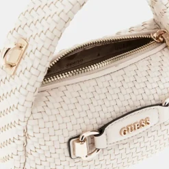 Borsa Donna Mini a Mano GUESS Linea Francy colore Shell