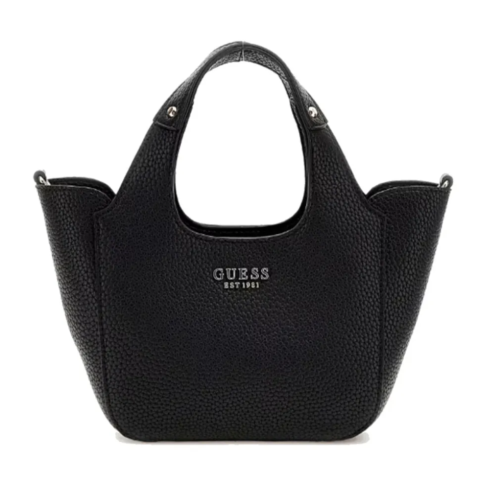 Borsa Donna Mini a Mano GUESS Linea Helina Mini colore Nero