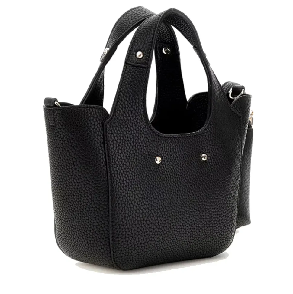 Borsa Donna Mini a Mano GUESS Linea Helina Mini colore Nero