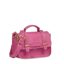 Borsa Donna Mini a Mano THE BRIDGE linea Ester in Pelle Rosa Lipstick