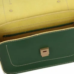 Borsa Donna Mini a Mano THE BRIDGE linea Ester in Pelle Verde Smeraldo