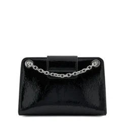 Borsa Donna Mini a Tracolla Chiusa con Patta e Clip ARMANI EXCHANGE Colore Nero