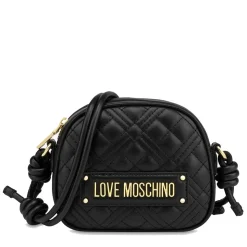 Borsa Donna Mini a Tracolla LOVE MOSCHINO linea Shiny Quilted colore Nero