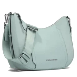 Borsa Donna PIQUADRO linea Circle in Tessuto Riciclato e Pelle Verde - BD6657W92T