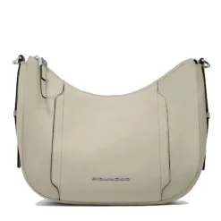 Borsa Donna PIQUADRO linea Circle in Tessuto Riciclato e Pelle Beige - BD6657W92T
