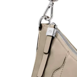 Borsa Donna PIQUADRO linea Circle in Tessuto Riciclato e Pelle Beige - BD6657W92T