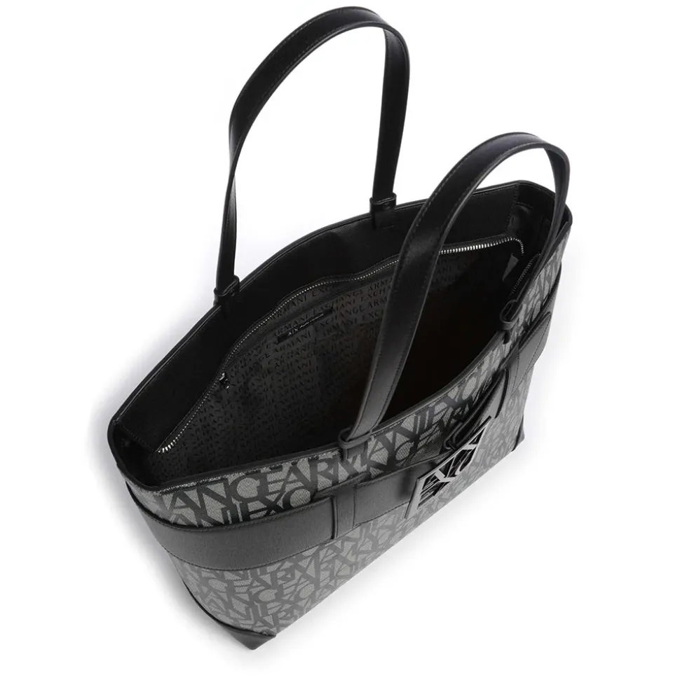 Borsa Donna Shopper a Spalla ARMANI EXCHANGE Colore Beige - Nero