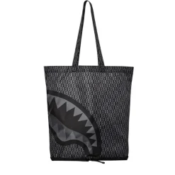 Borsa Donna Shopper a Spalla Ripieghevole SPRAYGROUND Stampa Split Infinity Check